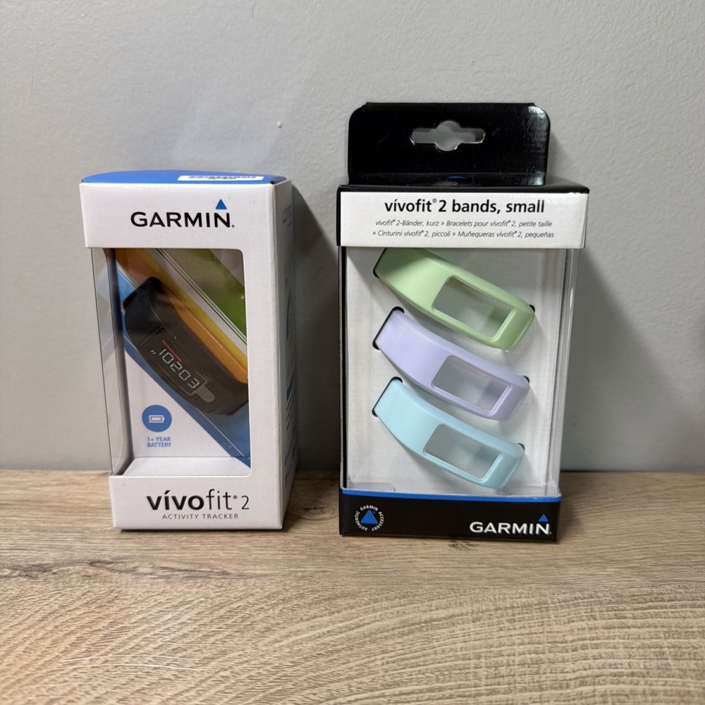 Garmin Vivofit 2 Activity Tracker With Small Bands Fitness Wellness Tech Bundle